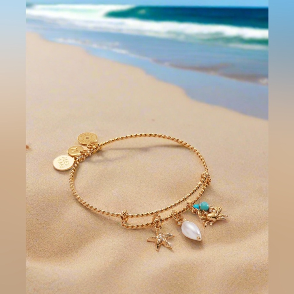 Alex and Ani Seaside Charm Bangle